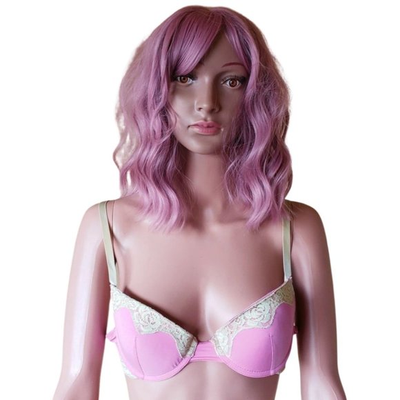 René Rofé Pink & Green Lace Bra – Size 36B - Picture 2 of 16